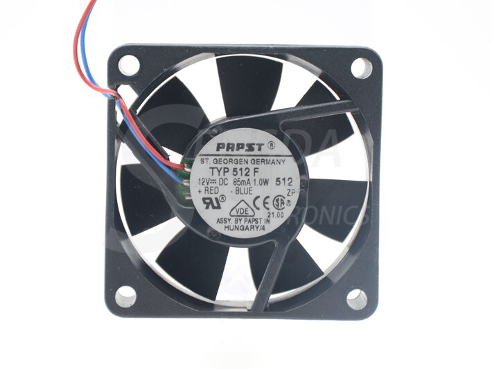 PAPST PAPST 50x50x15mm 12V DC 0.85A 3-Wire Axial Cooling Fan