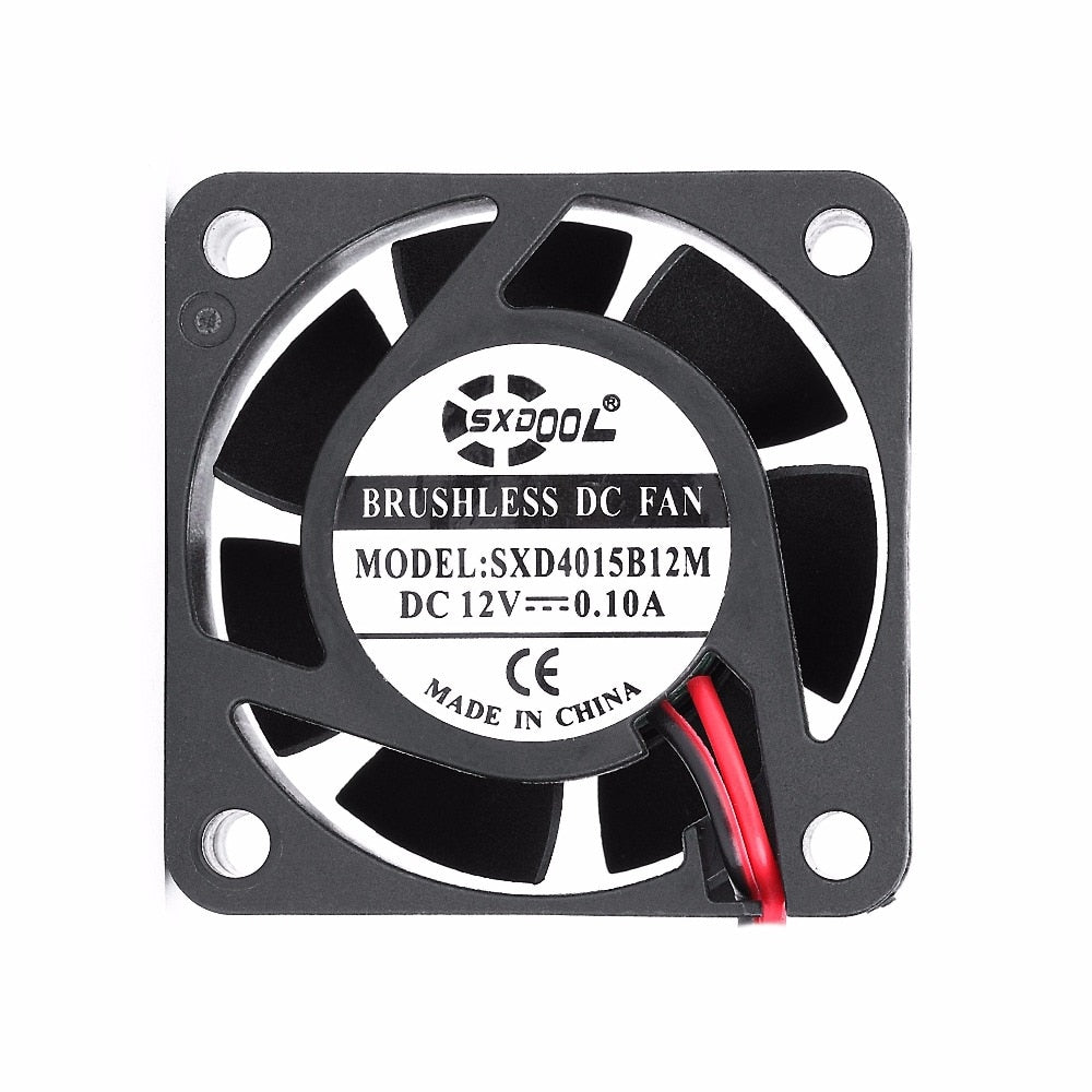 SXDOOL SXD4015B12M 12V DC 40x40x15mm Brushless Cooling Fan
