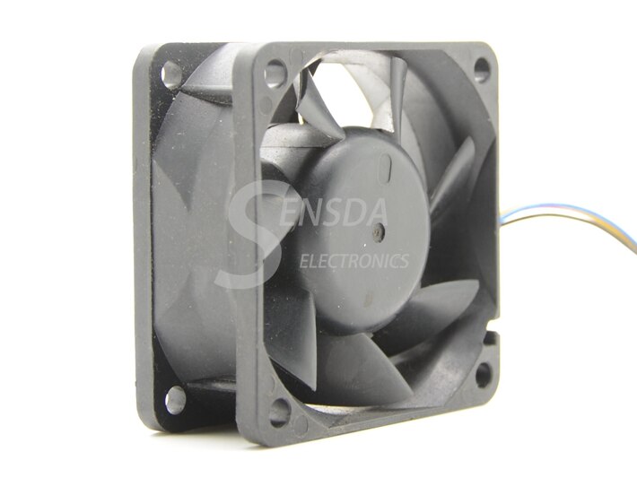 Delta AUB0612VH 60x60x25mm 12V DC 0.36A 4-Wire Axial Cooling Fan
