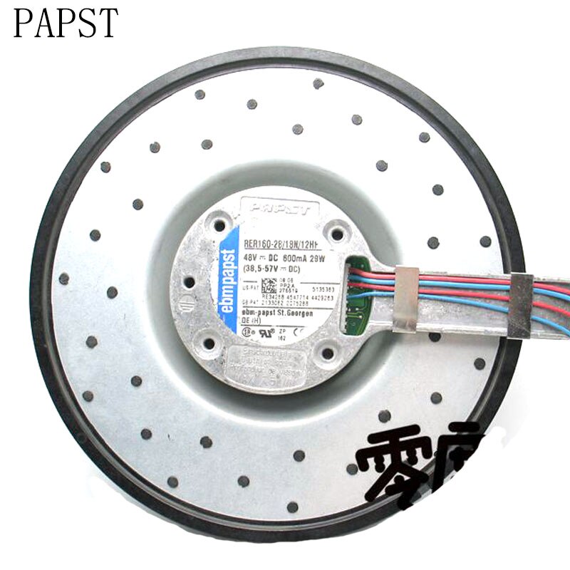 ebm-papst RER160-28/18N/12HP 48V DC 175x175x45mm DC Blower