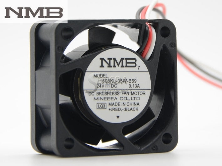 NMB 1608KL-05W-B69 40x40x20mm 24V DC 0.13A Axial Cooling Fan