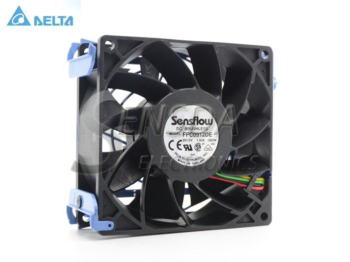 Delta FFC0912DE 92x92x38mm 12V DC 1.5A Axial Cooling Fan