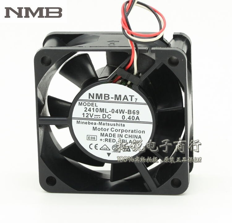 NMB 6025S 60x60x25mm 12V DC 0.4A Axial Cooling Fan