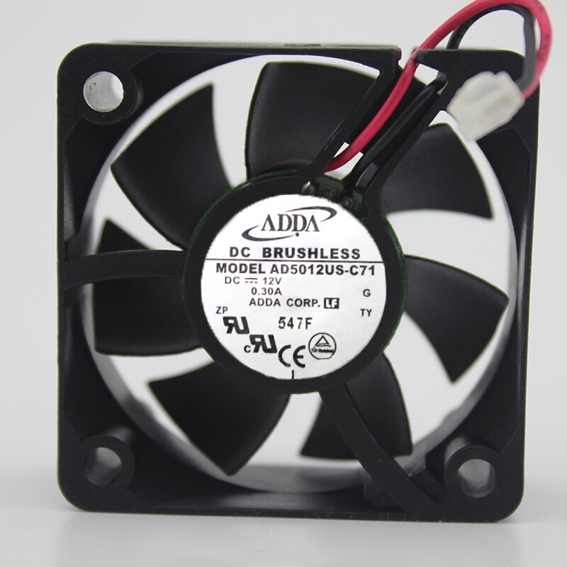 ADDA AD5012US-C71 50x50x20mm 12V DC 0.30A Axial Cooling Fan
