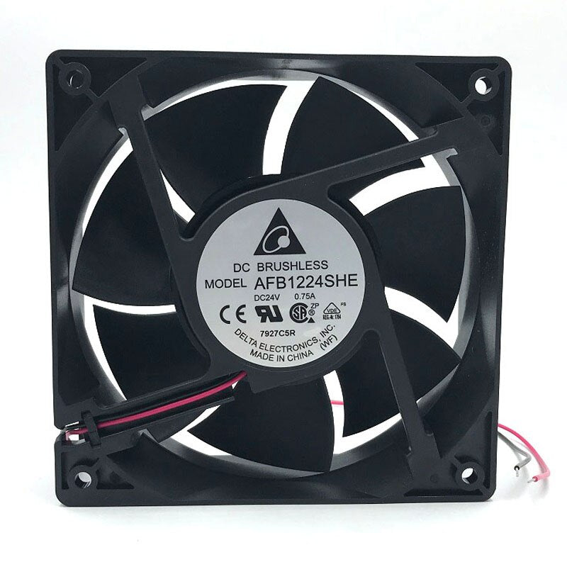 Delta AFB1224SHE 24V DC 120x120x38mm DC Axial Fan