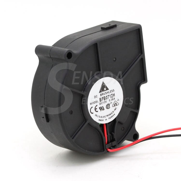 Delta BFB0712H 75x75x30mm 12V DC 0.36A Axial Cooling Fan