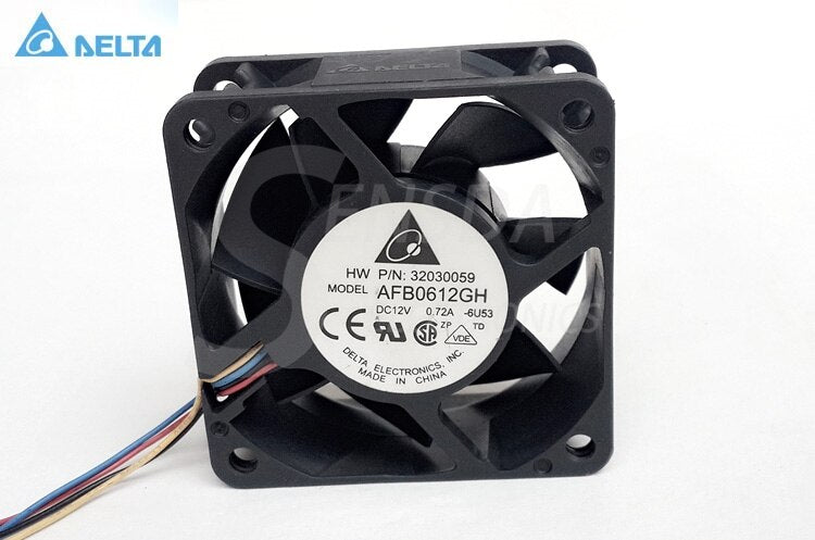 Delta AFB0612GH 60x60x25mm 12V DC 0.72A Axial Cooling Fan