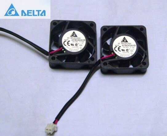 Delta AFB0424HB 40x40x20mm 24V DC 0.12A Axial Cooling Fan