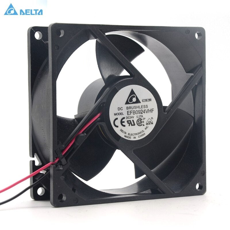 Delta EFB0924VHF 90x90x32mm 24V DC 0.27A Axial Cooling Fan