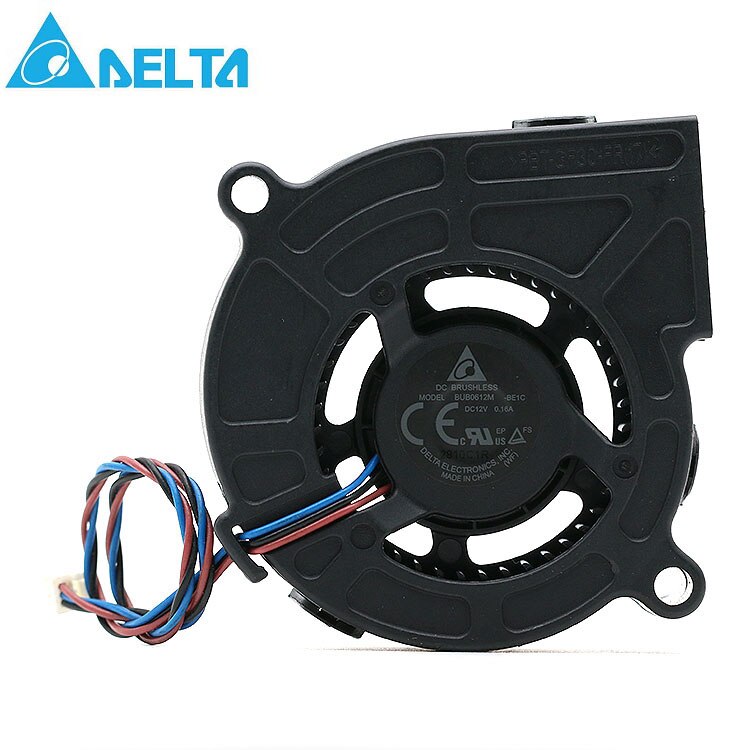 Delta BUB0612M 60x60x25mm 12V DC 0.16A Axial Cooling Fan