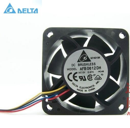 Delta AFB0612DH 60x60x25mm 12V DC 0.87A Axial Cooling Fan
