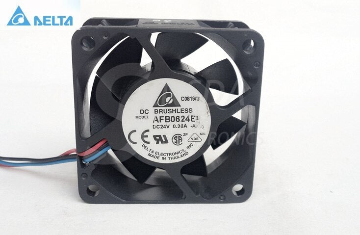 Delta AFB0624EH 60x60x25mm 24V DC 0.24A Axial Cooling Fan