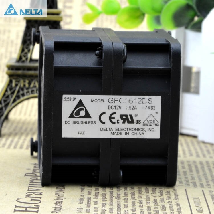 Delta GFC0612DS 60x60x56mm 12V DC 1.92A Axial Cooling Fan