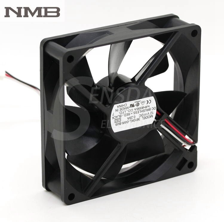 NMB 3610KL-04W-B49 92x92x25mm 12V DC Axial Cooling Fan