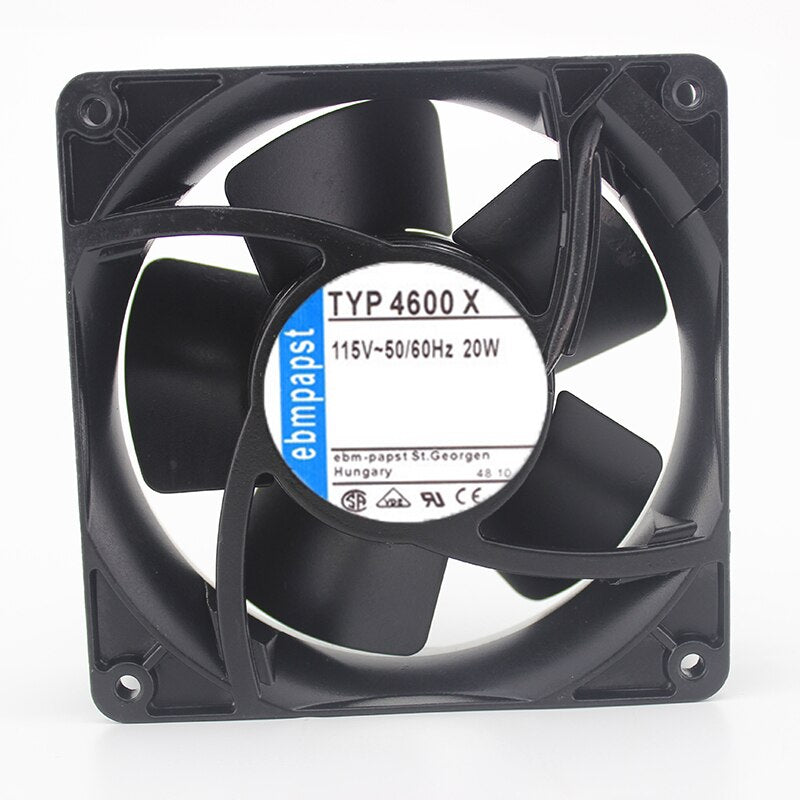 ebm-papst 4600X 120x120x38mm 115V AC Axial Cooling Fan