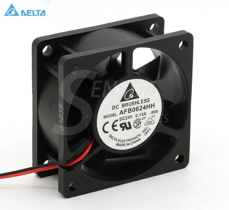 Delta AFB0624HH 60x60x25mm 24V DC 0.14A Axial Cooling Fan