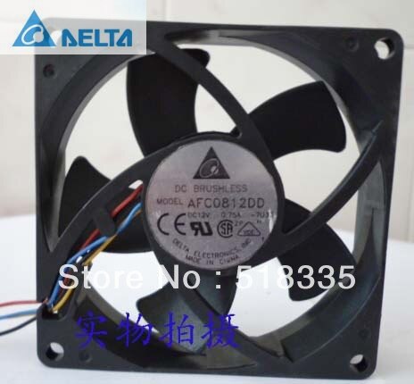 Delta AFC0812DD 80x80x20mm 12V DC 0.75A Axial Cooling Fan