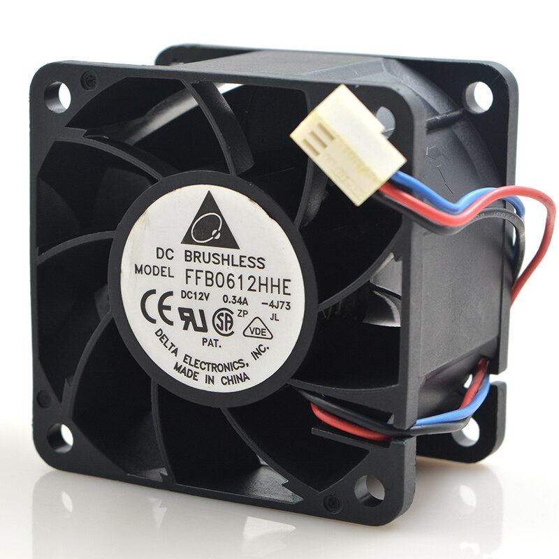 Delta FFB0612HHE 60x60x38mm 24V DC 0.34A Axial Cooling Fan