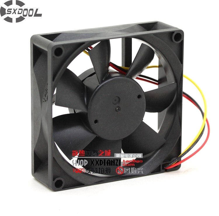 Melco Technorex 80x80x25mm 24V DC 0.16A Axial Cooling Fan