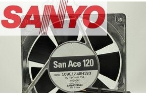 Sanyo Denki DC48V 120x120x38mm 48V DC 0.15A Axial Cooling Fan