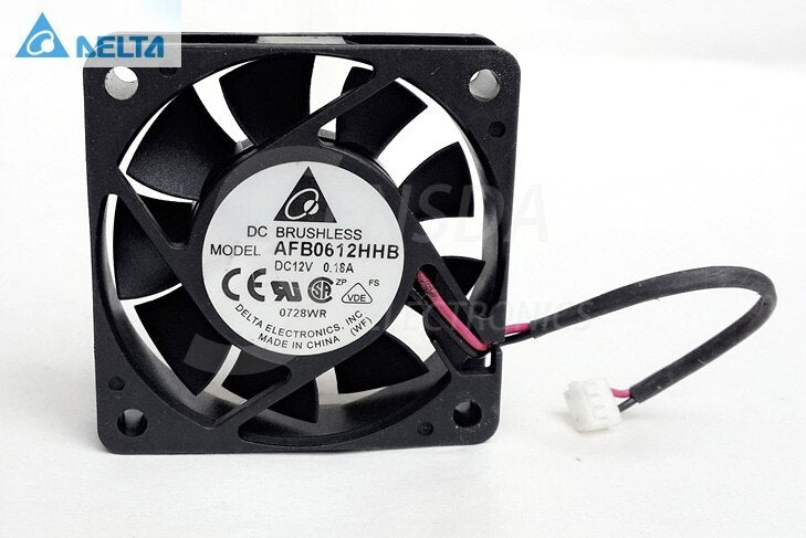 Delta AFB0612HHB 60x60x15mm 12V DC 0.18A Axial Cooling Fan