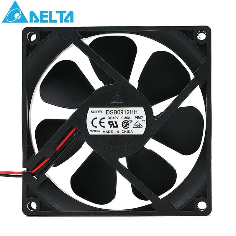 Delta DSB0912HH 92x92x25mm 12V DC 0.30A Axial Cooling Fan