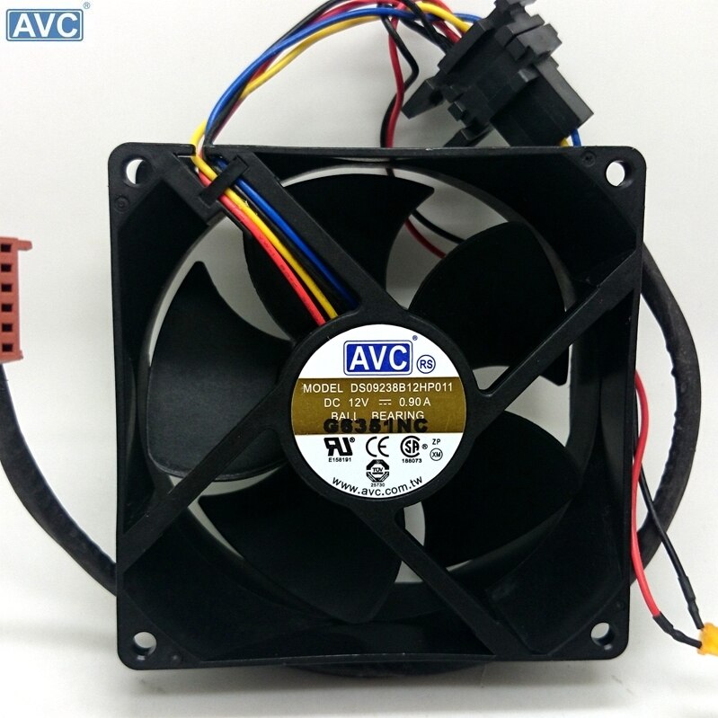 AVC DS09238B12HP011 92x92x38mm 12V DC 0.90A Axial Cooling Fan