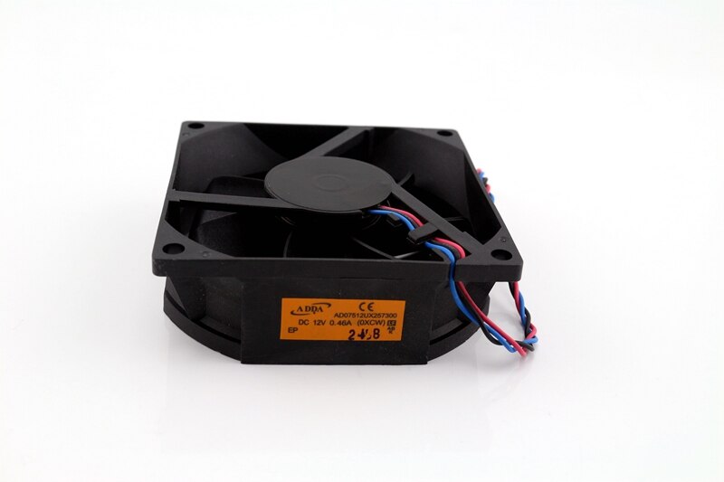ADDA AD07512UX257300 75x75x25mm 12V DC 0.46A 3-Wire DC Axial Fan