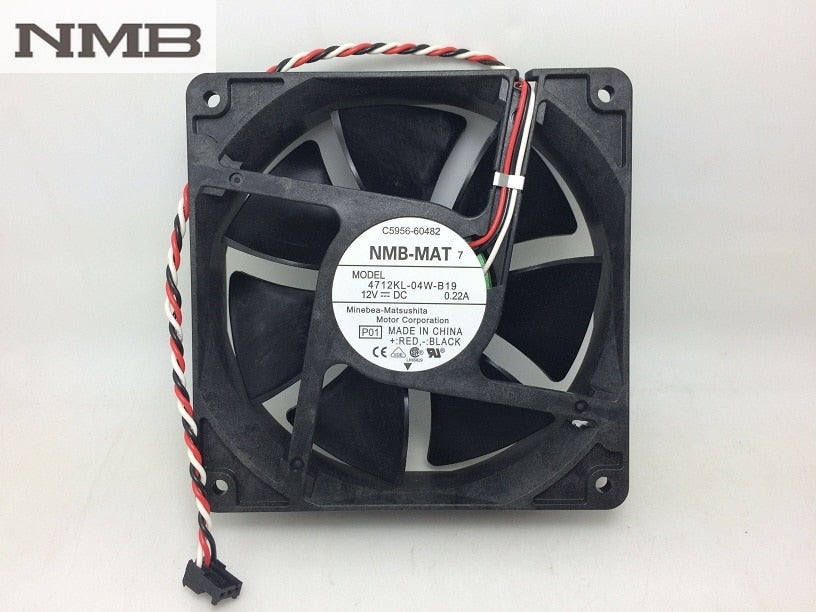NMB 4712KL-04W-B19 120x120x32mm Axial Cooling Fan