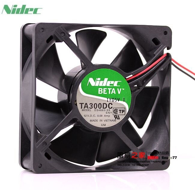 Nidec TA300DC 34x34x68mm EC Axial Cooling Fan