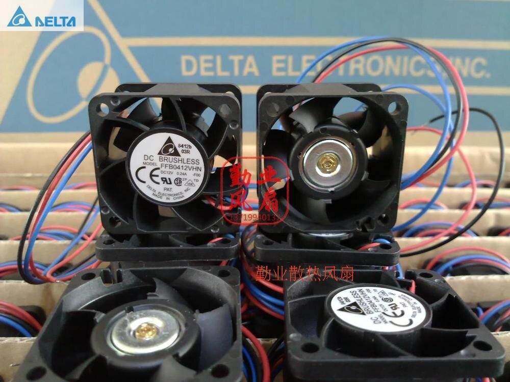 Delta FFB0412VHN 40x40x28mm 12V DC 0.24A Axial Cooling Fan
