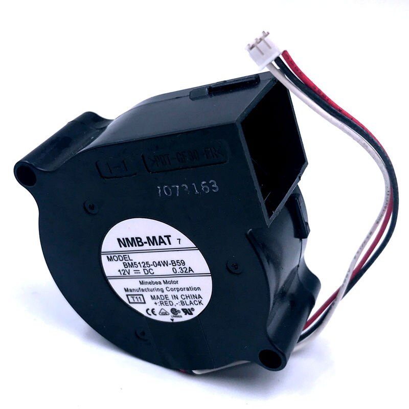 NMB BM5125-04W-B59 51x51x25mm 12V DC 0.32A Axial Cooling Fan