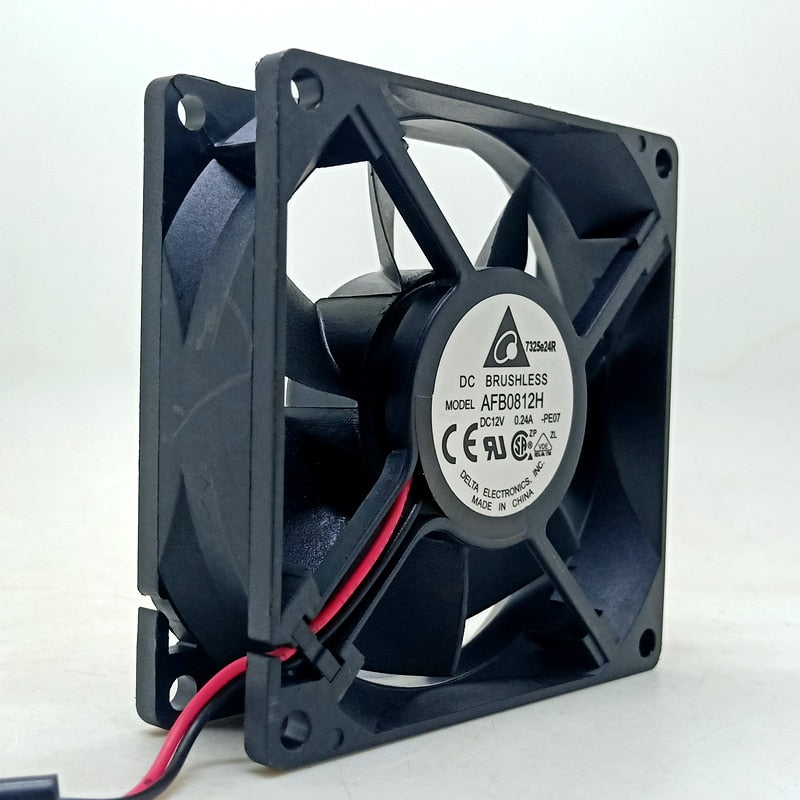 Delta AFB0812H 80x80x25mm 12V DC Axial Cooling Fan