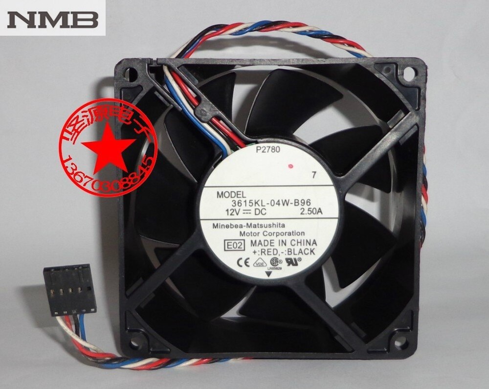 NMB 3615KL-04W-B96 36x36x15mm Axial Cooling Fan