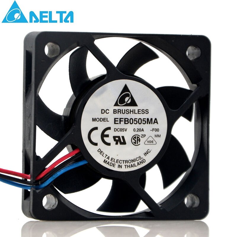 Delta EFB0505MA 50x50x10mm 5V DC 0.13A Axial Cooling Fan