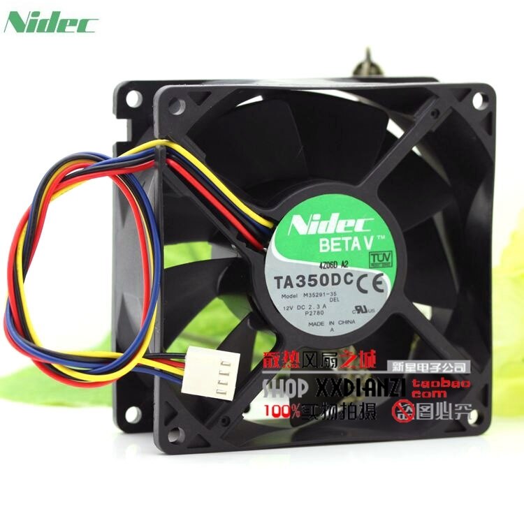 Nidec TA350DC 35x35x29mm 12V DC 2.3A Axial Cooling Fan