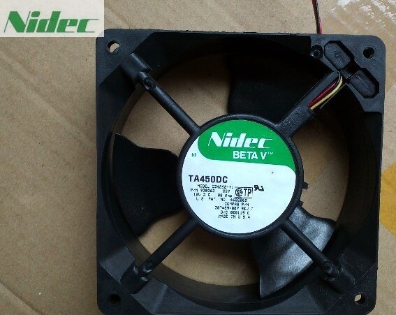 Nidec TA450DC 120x120x38mm 12V DC 0.8A Axial Cooling Fan