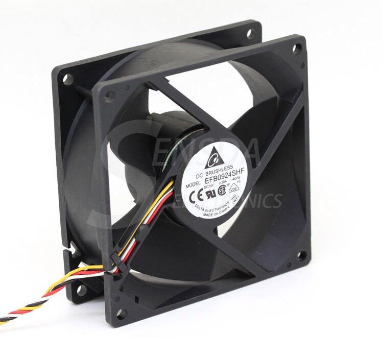 Delta EFB0924SHF 92x92x32mm 24V DC 0.38A Axial Cooling Fan