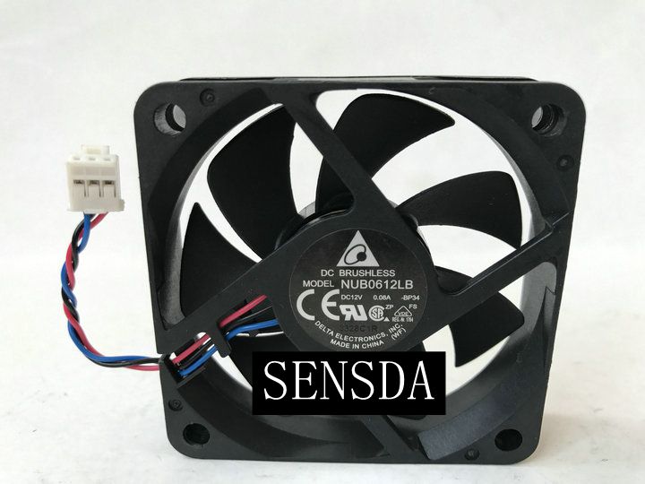 Delta SILENT 60x60x15mm 12V DC 0.08A Axial Cooling Fan