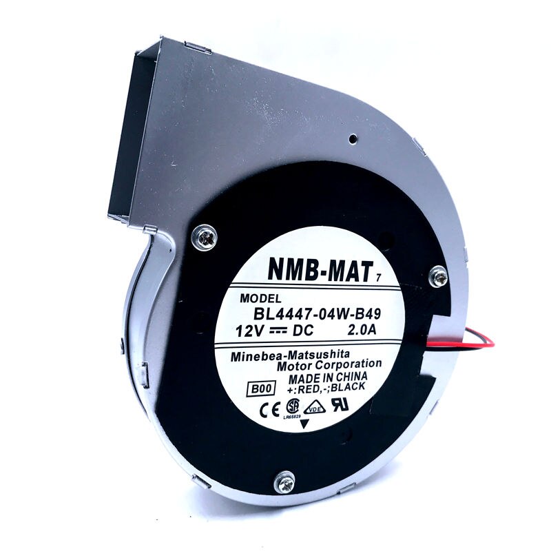 NMB BL4447-04W-B49 44x44x47mm 12V DC 2A 2-Wire Axial Cooling Fan