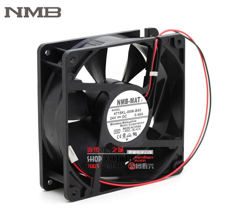 NMB 4715KL-05W-B40 120x120x38mm 24V DC 0.46A Axial Cooling Fan