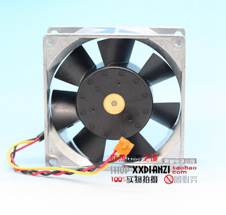 Sanyo Denki 109L0812H4D07 80x80x25mm 12V DC 0.18A Axial Cooling Fan