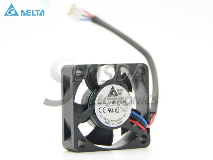 Delta DELTA 12V DC 0.15A 3-Wire Axial Cooling Fan