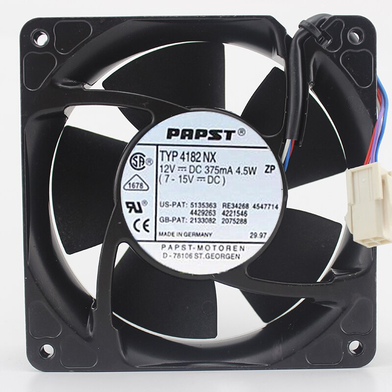 ebm-papst 4182NX 41x41x82mm 12V DC Axial Cooling Fan