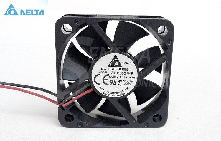 Delta AUB0524HB 50x50x15mm 24V DC 0.11A Axial Cooling Fan