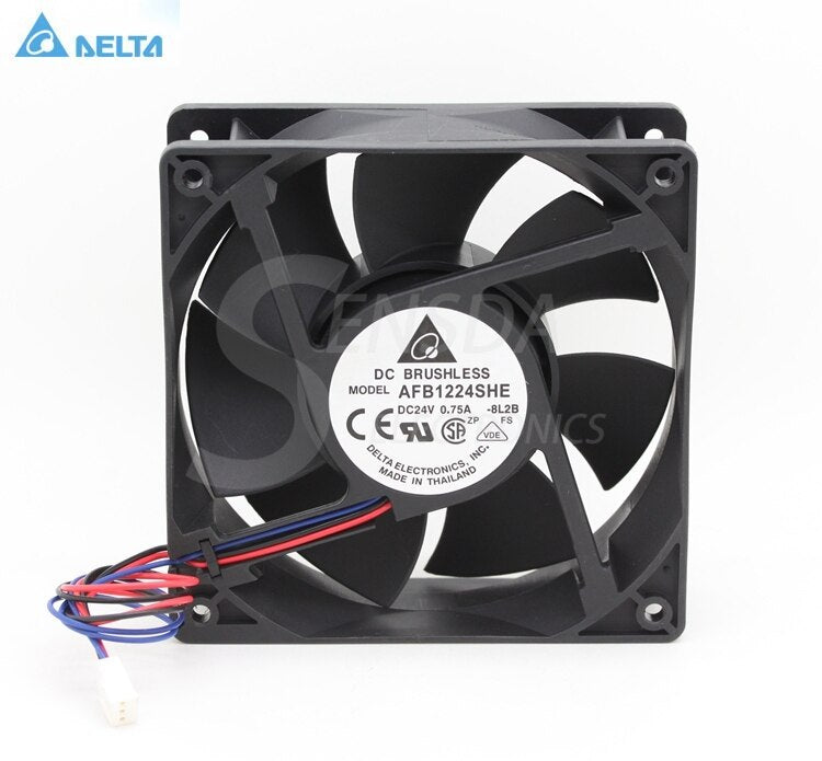 Delta AFB1224SHE 24V DC 120x120x38mm DC Axial Fan