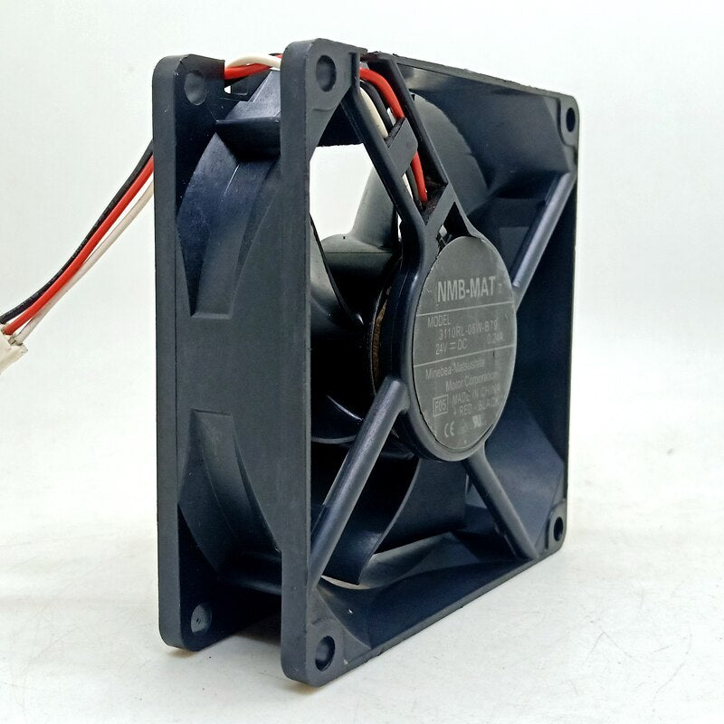 NMB 3110RL-05W-B79 80x80x25mm 24V DC Industrial Cooling Fan