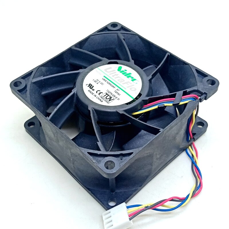 Nidec V80E12BS2A5-57 80x80x38mm 12V DC 2A Axial Cooling Fan