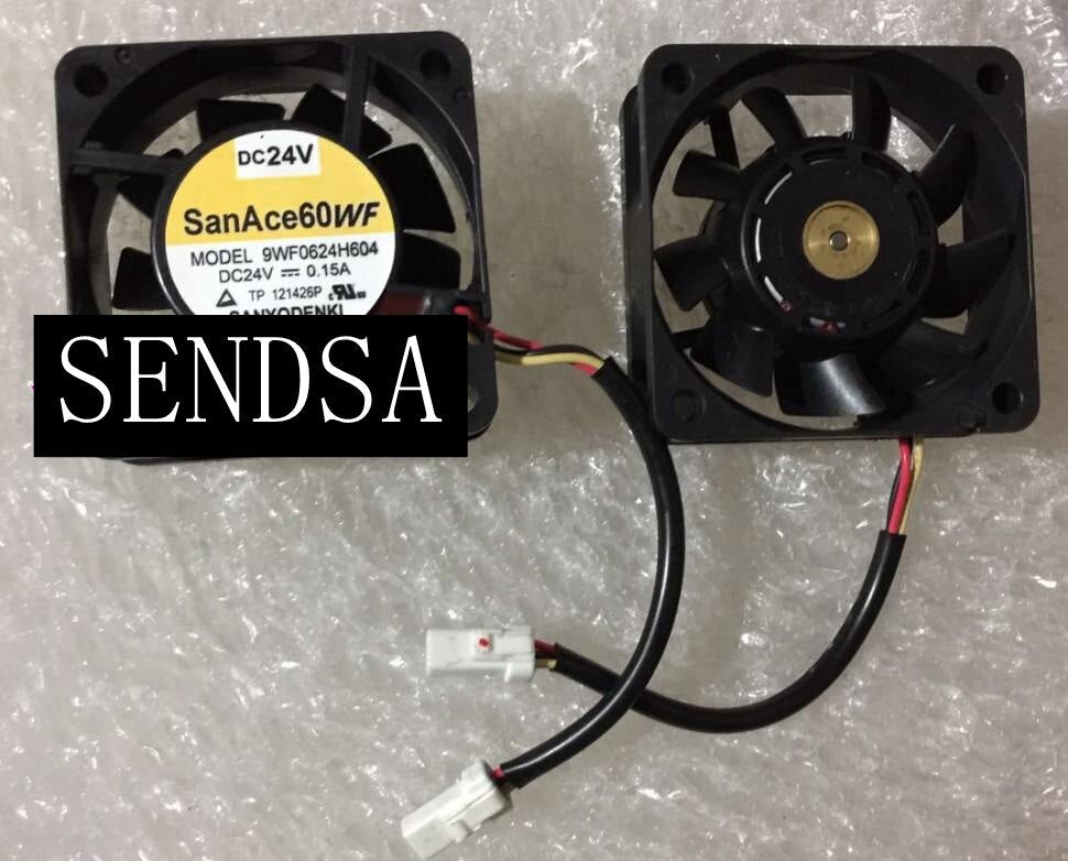 Sanyo Denki 9WF0624H604 60x60x20mm 24V DC 0.15A Axial Cooling Fan