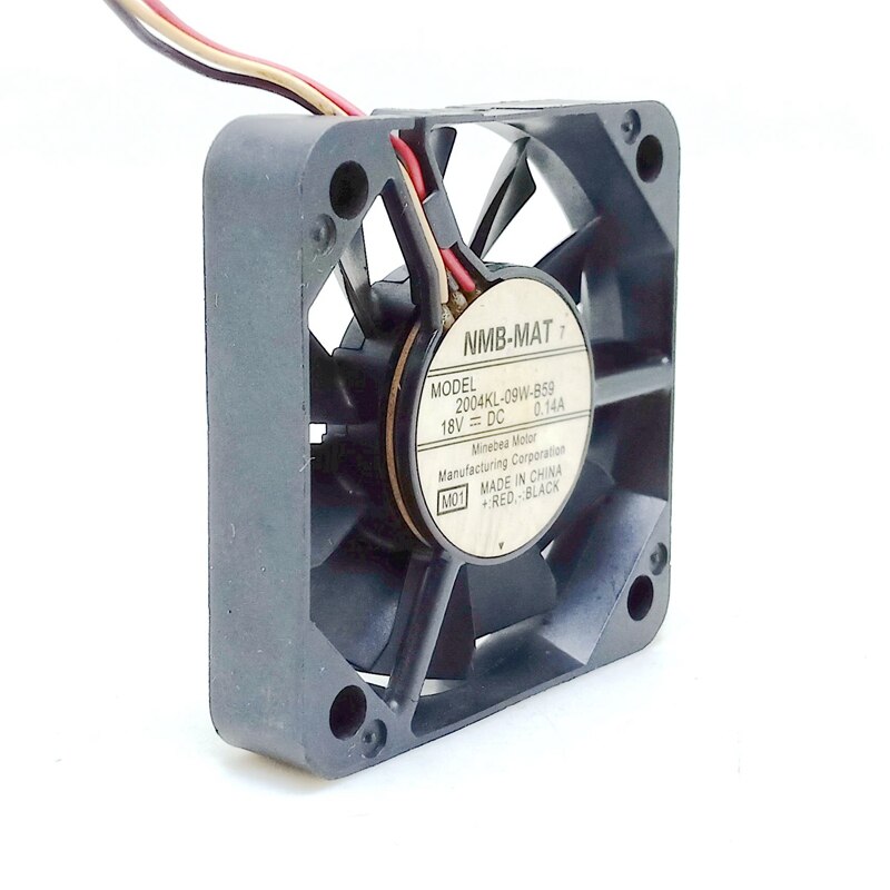 NMB 2004KL-09W-B59 50x50x10mm 3-Wire Axial Cooling Fan